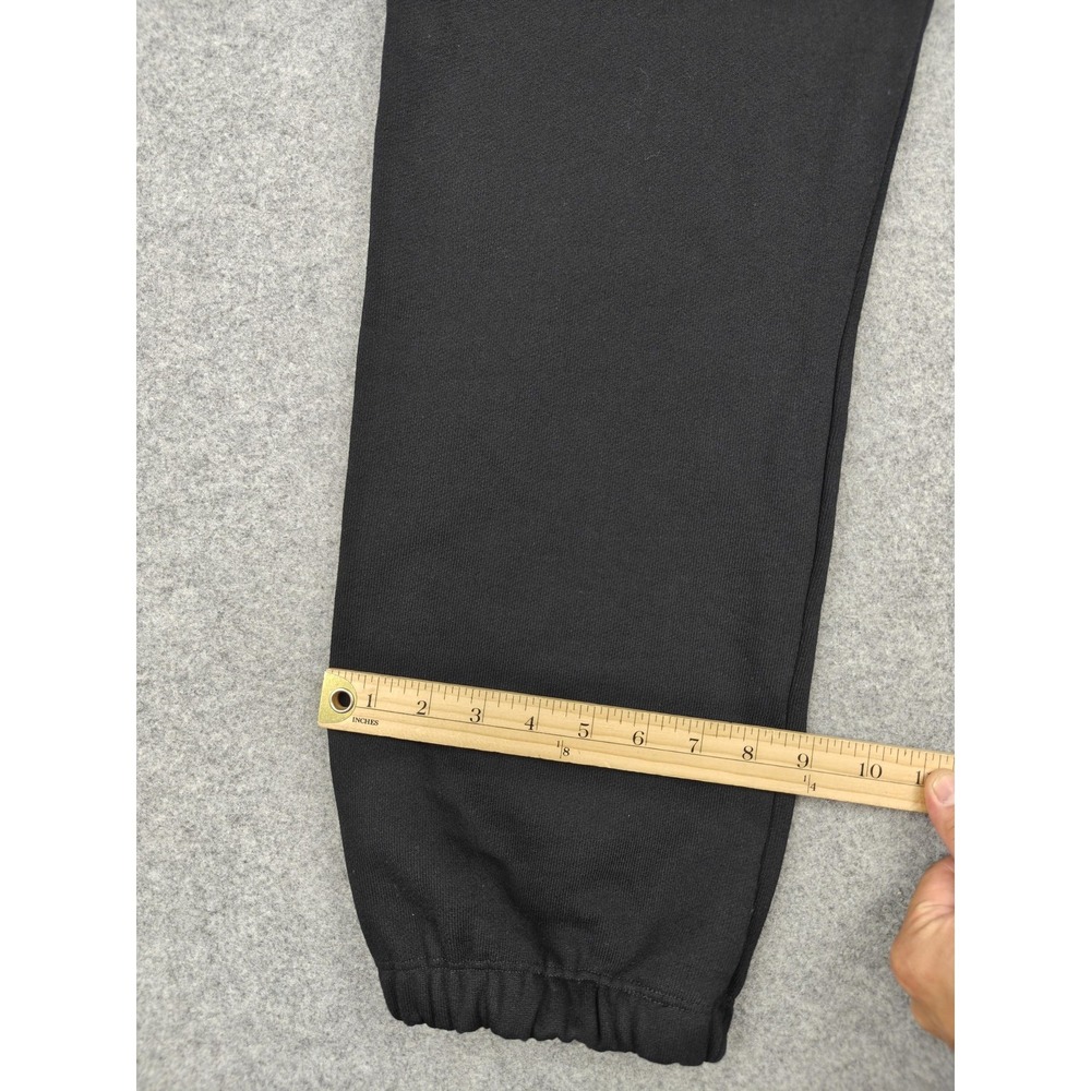 SNOH Pants Mens 2XL Black Heavyweight Fleece Joggers Graphic Colorblock USA - Picture 11 of 12